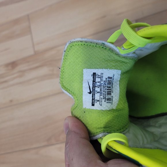 Nike CTR360 Libretto IC White/ Green - Indoor Soccer Shoes - Size US 9 - Picture 7 of 8